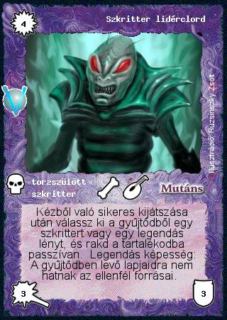 Kiadás: Legendák Völgye
Gyakoriság: nem gyakori