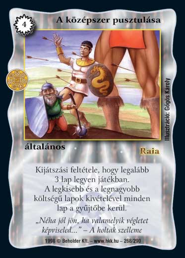 Kiadás: Árnyékhold, Túlélők Földje
Gyakoriság: ritka