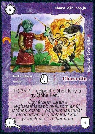 Kiadás: Chara-din visszatér
Gyakoriság: gyakori