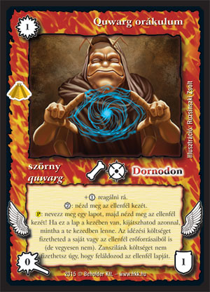 Kiadás: Zarknod visszatér
Gyakoriság: ritka